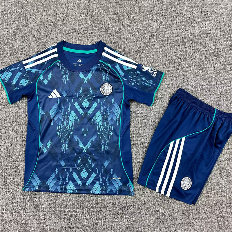 25-26 Leicester City Away Kids Soccer Jersey