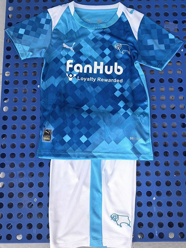 25-26 Derby County Third Kids Soccer Jersey