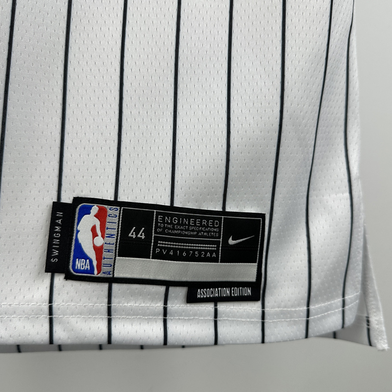 25-26 Magic HARDAWAY #1 White Top Quality Hot Pressing NBA Jersey(条纹)