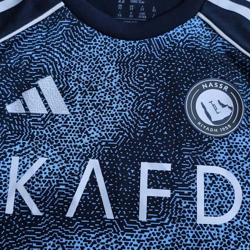 25-26 AL-Nassr Away Kids Player Version Soccer Jersey (球员童装)