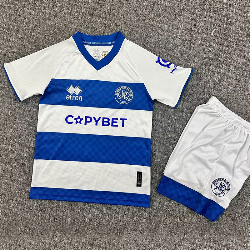 25-26 QPR Home Kids Soccer Jersey (女王公园)