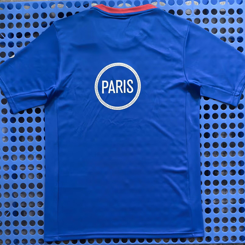 25-26 PSG Blue Red  Training Shirts