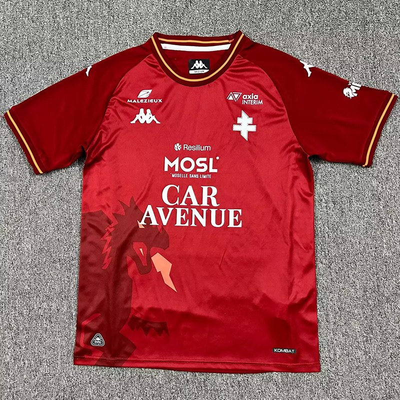 25-26 Metz Home Fans Soccer Jersey