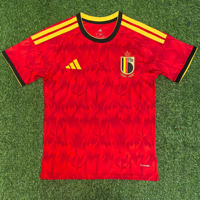 25-26 Belgium Home Fans Soccer Jersey