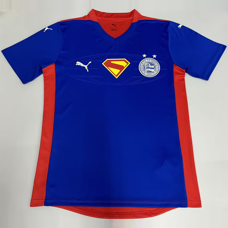 25-26 BaHia Blue Red Special Edition Fans Soccer Jersey