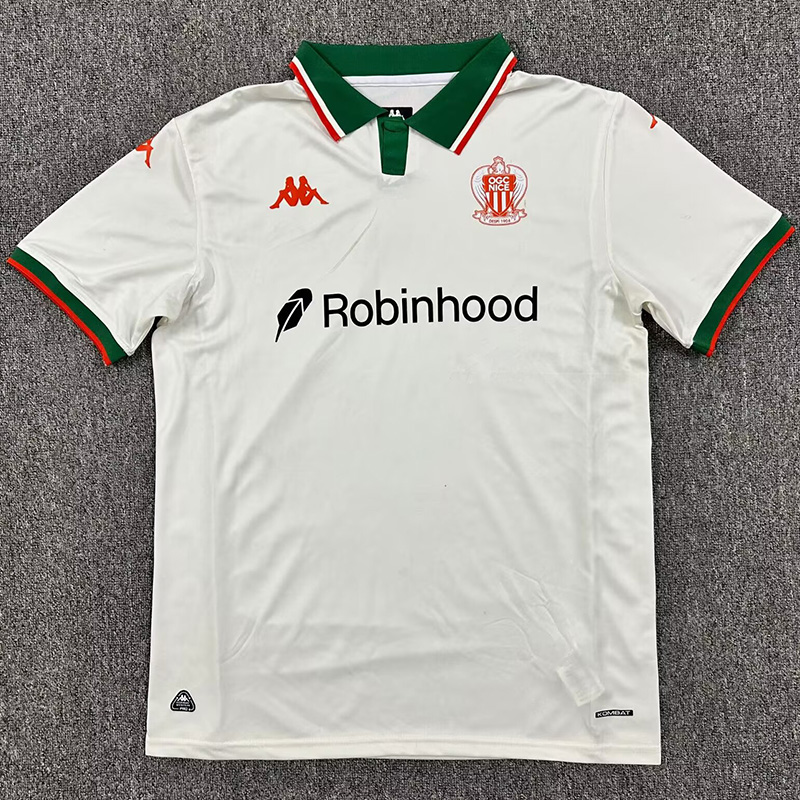 25-26 OGC Nice Away Fans Soccer Jersey