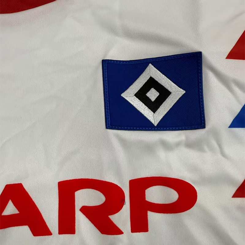 1990-1991 Hamburg SV Home Retro Soccer Jersey