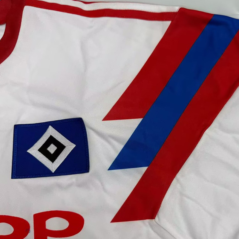 1990-1991 Hamburg SV Home Retro Soccer Jersey