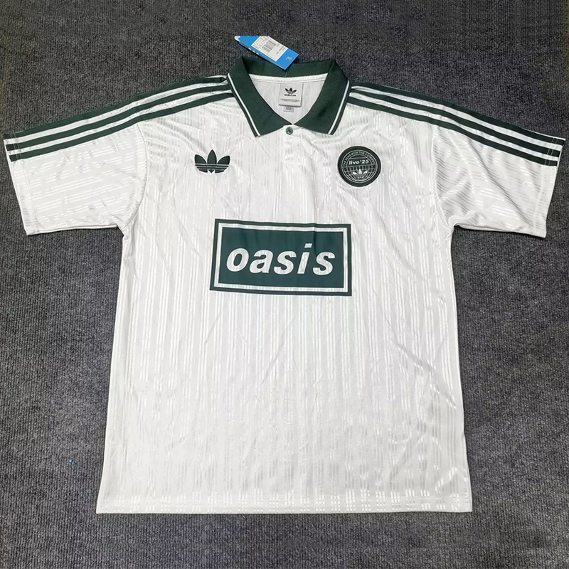 2025 Ad Oasis Joint Edition #25 White Polo Short Sleeve