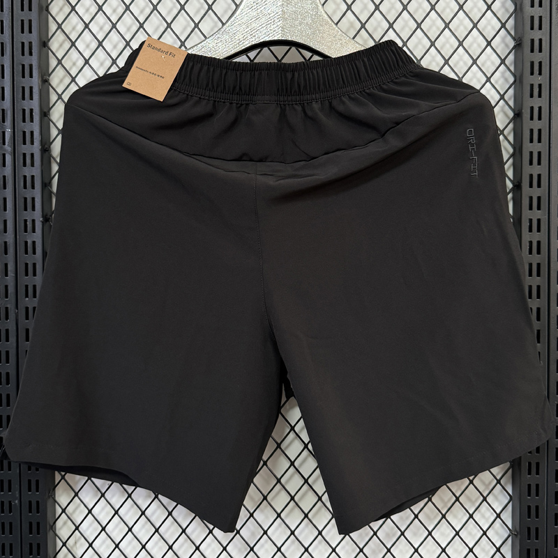 D703 NK Black Casual Short Pants