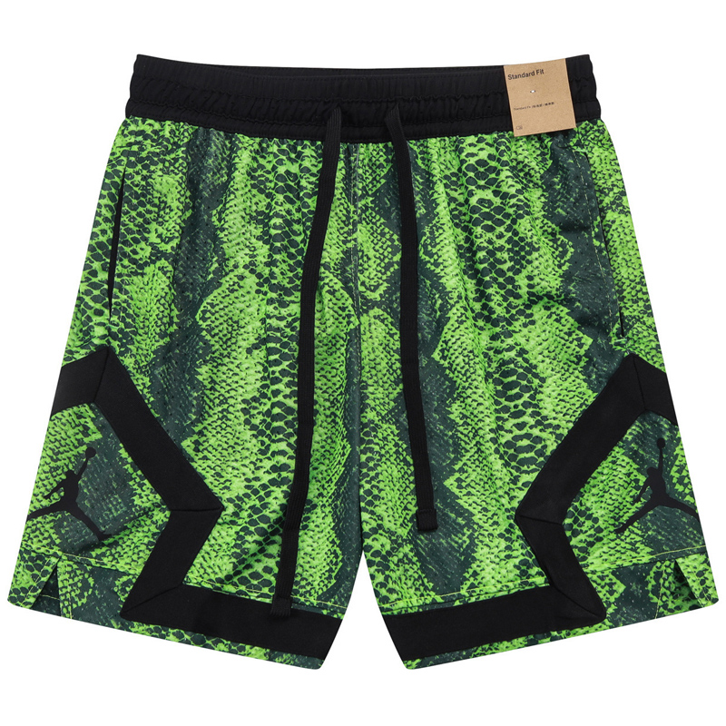C2509 Jordan Green Casual Short Pants #蛇纹绿