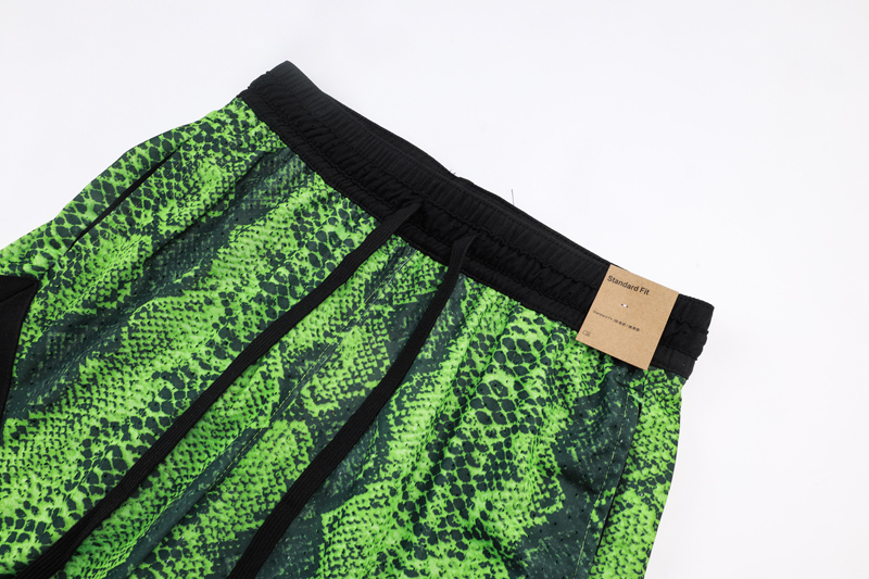 C2509 Jordan Green Casual Short Pants #蛇纹绿