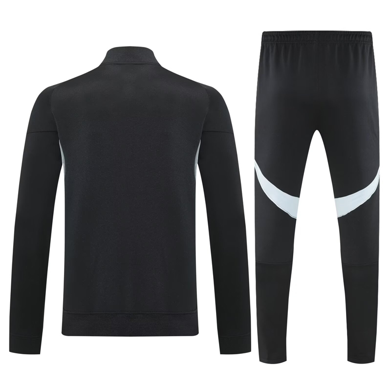 2025 AD Black Jacket Tracksuit #2319