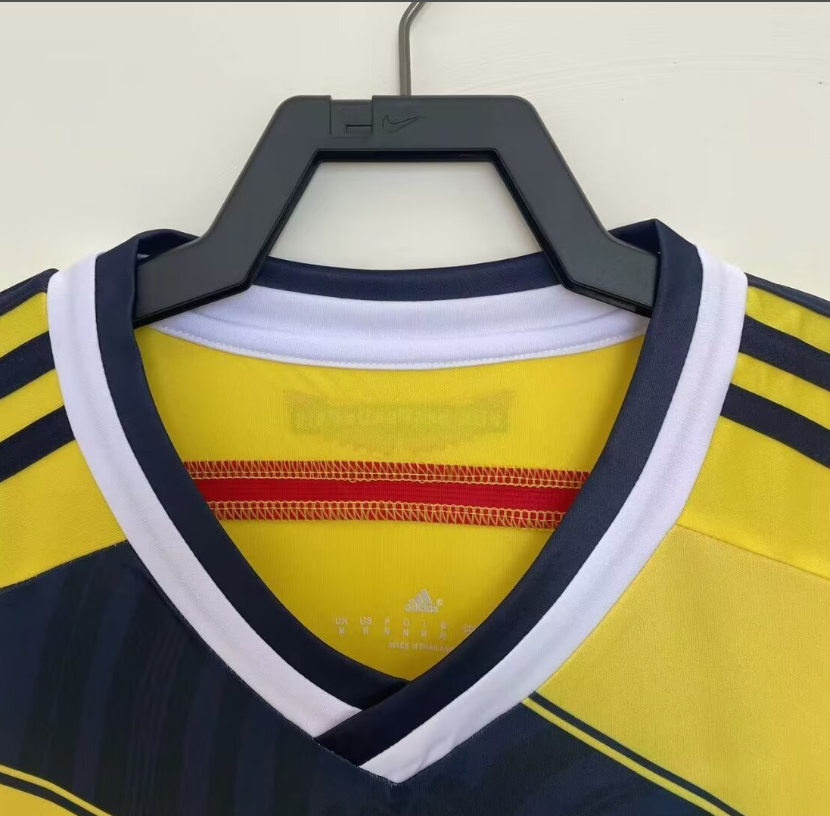 2014 Colombia Home Retro Soccer Jersey