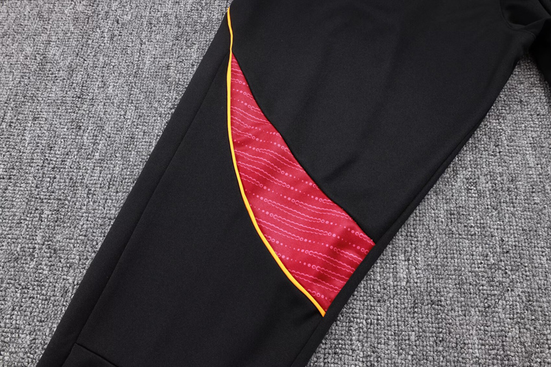 25-26 Roma Black Training Long Pants (Have Pocket)