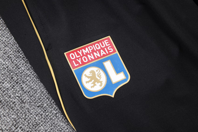 25-26 Lyon Black Training Long Pants (Have Pocket)