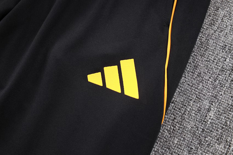 25-26 Roma Black Training Long Pants (Have Pocket)