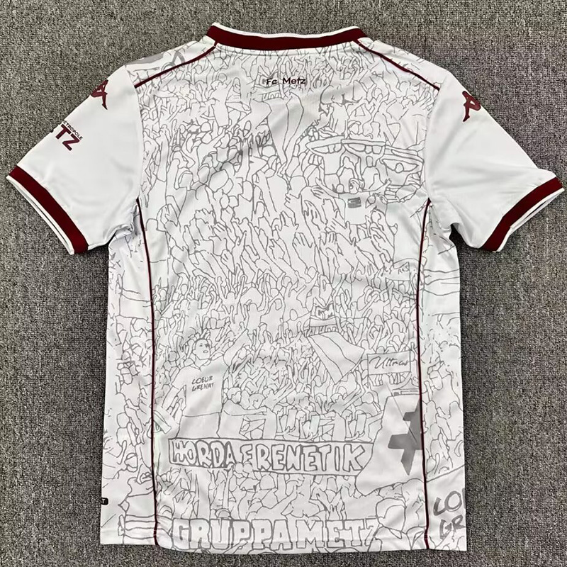 25-26 Metz Away Fans Soccer Jersey