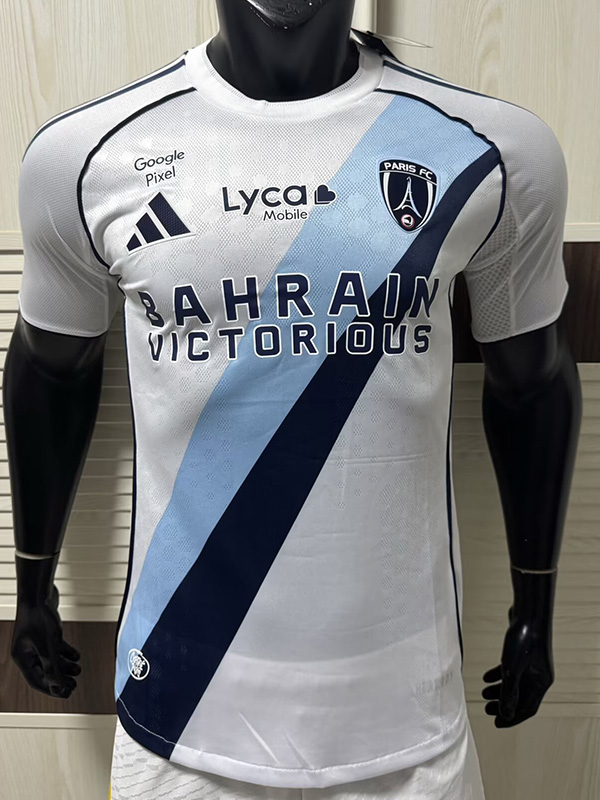 25-26 Paris FC Away Player Version Soccer Jersey