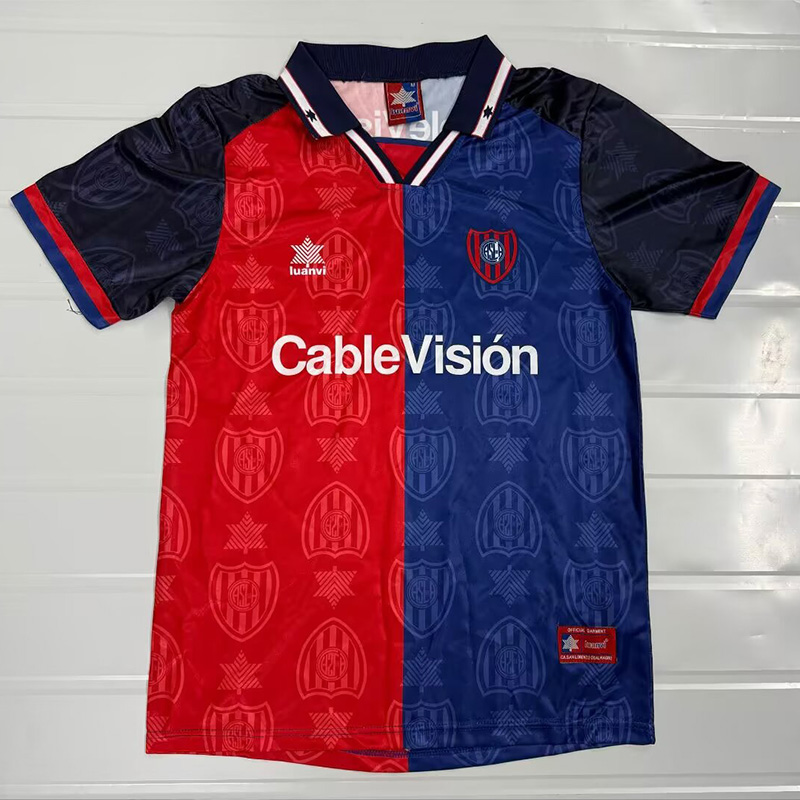 1999-2000 San Lorenzo Home Retro Soccer Jersey
