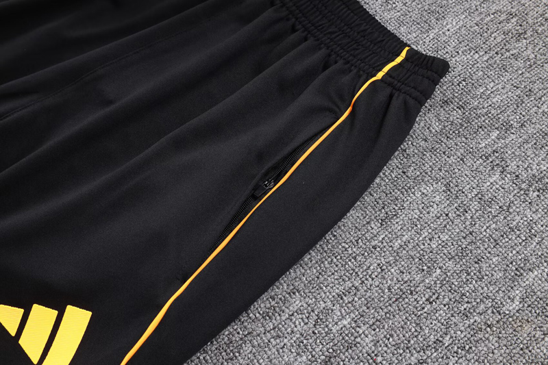 25-26 Roma Black Training Long Pants (Have Pocket)