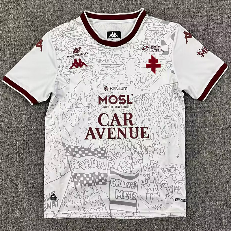 25-26 Metz Away Fans Soccer Jersey