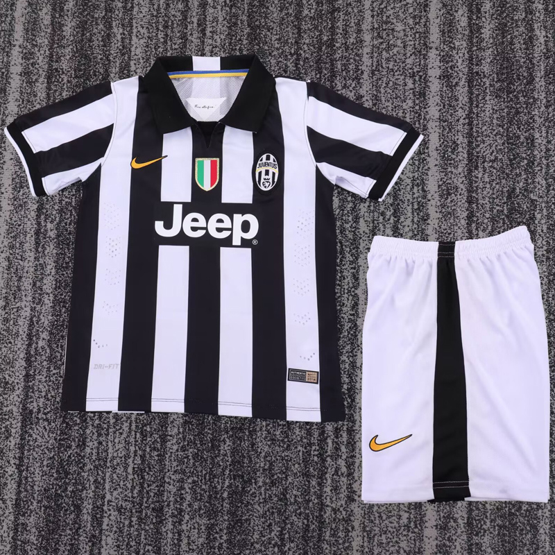 2014-2015 JUV Home Kids Retro Soccer Jersey