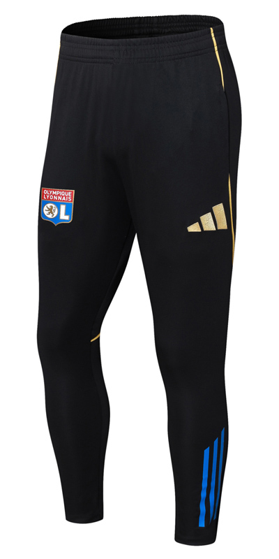25-26 Lyon Black Training Long Pants (Have Pocket)