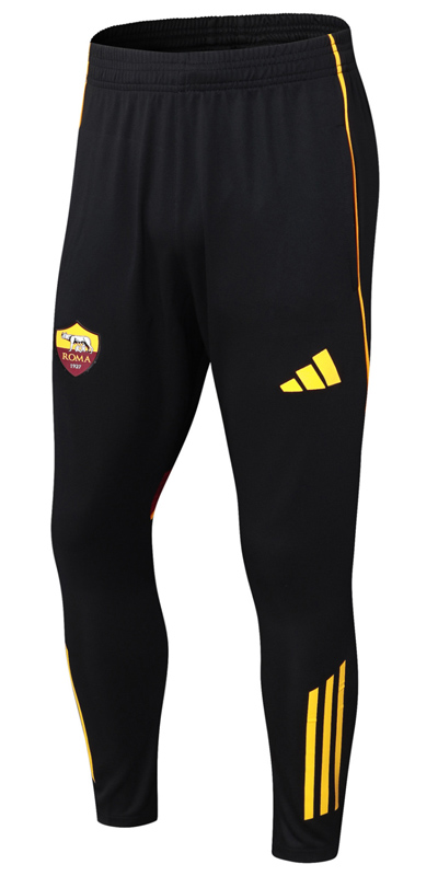 25-26 Roma Black Training Long Pants (Have Pocket)