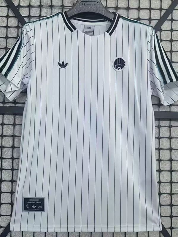 25-26 Newcastle White Casual Edition Fans Training shirts
