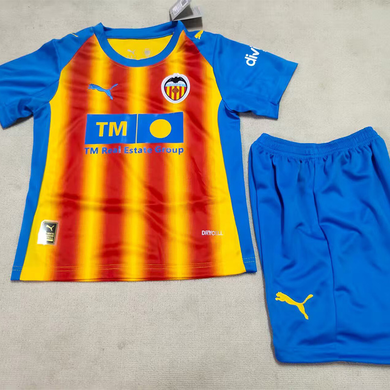 25-26 Valencia Third Kids Soccer Jersey