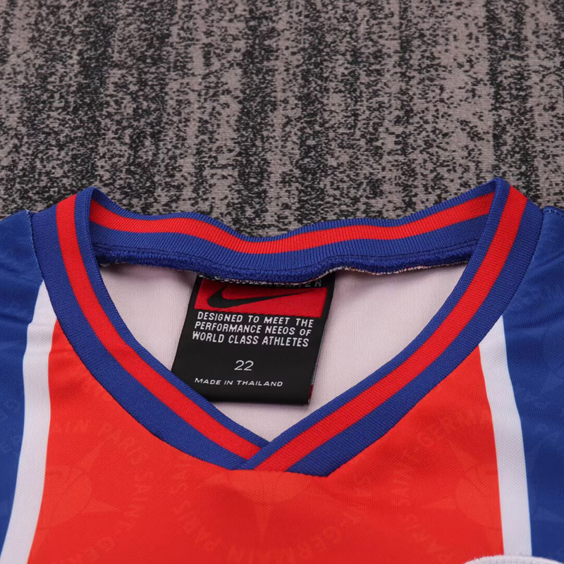 1995-1996 PSG Home Kids Retro Soccer Jersey