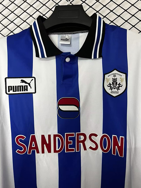 1998 Sheffield Wednesday Home Retro Soccer Jersey