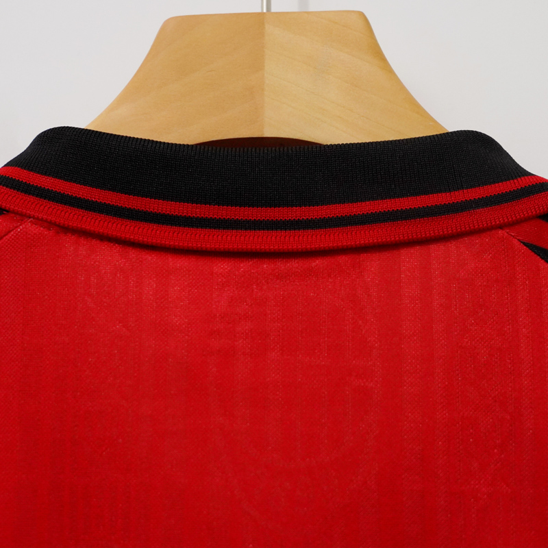 1997-1998 ACM Red Retro Soccer Jersey