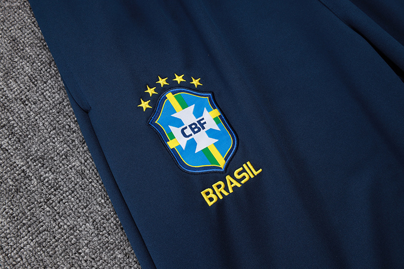 25-26 Brazil Yellow Half Pull Tracksuit (半拉链)