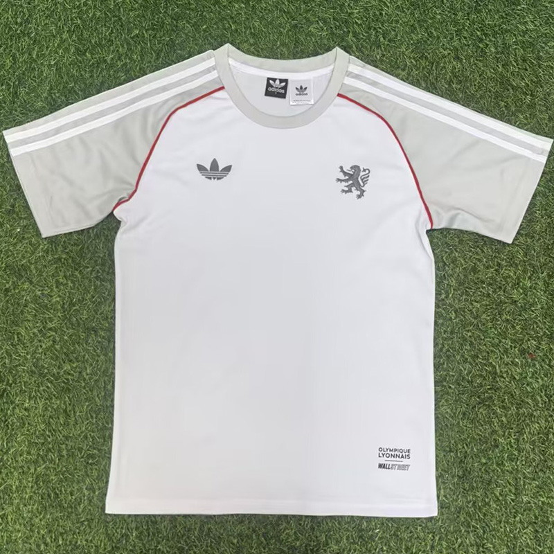 25-26 Lyon Grey Fans Training shirts