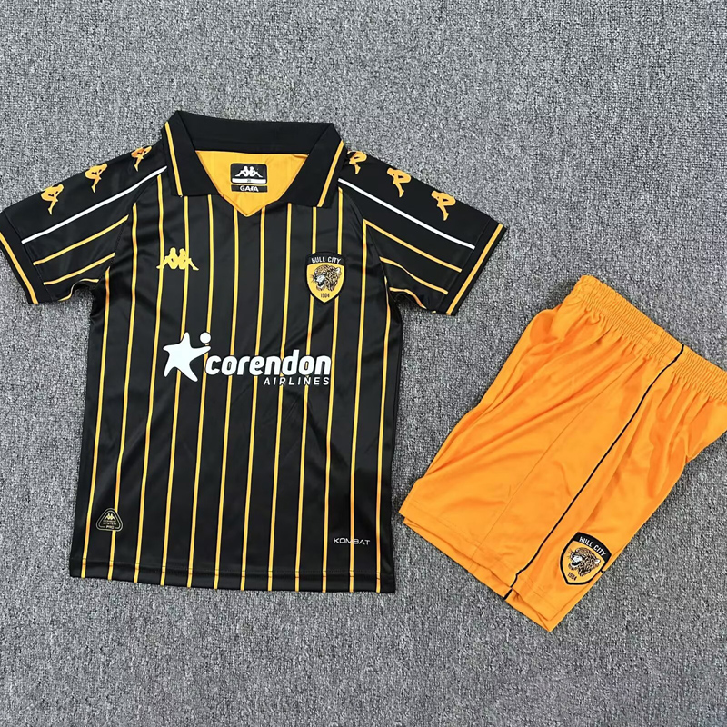 25-26 Hull City Away Kids Soccer Jersey