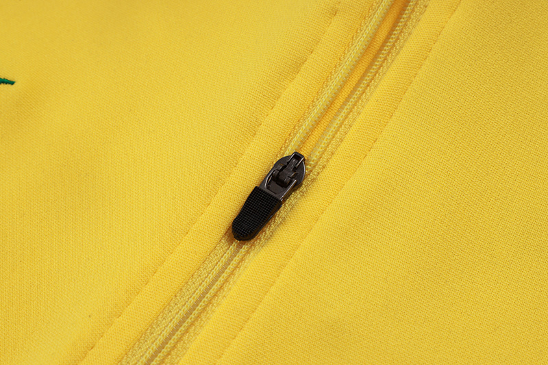 25-26 Brazil Yellow Half Pull Tracksuit (半拉链)