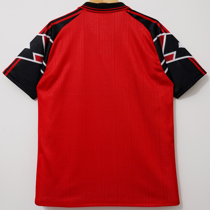 1997-1998 ACM Red Retro Soccer Jersey