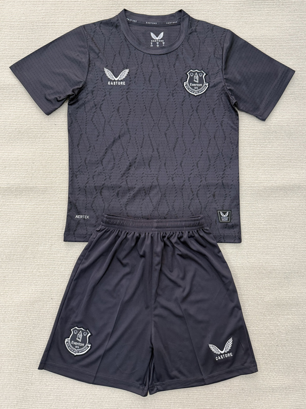 25-26 EVE Black Goalkeeper Kids Soccer Jersey