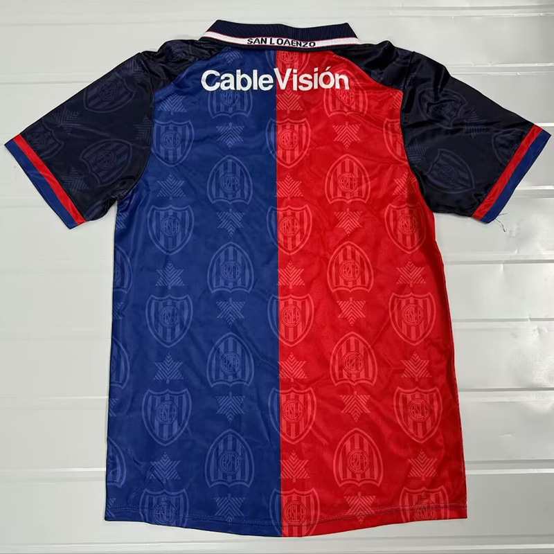 1999-2000 San Lorenzo Home Retro Soccer Jersey