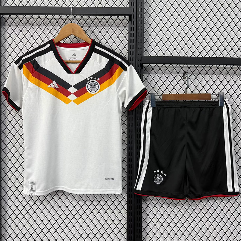 25-26 Germany White Kids Soccer Jersey