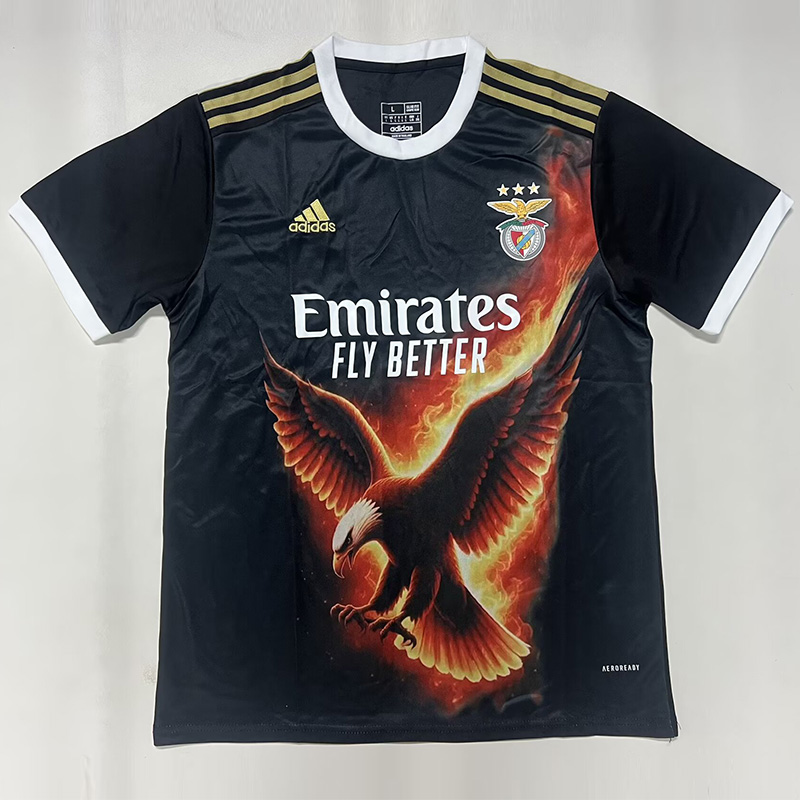 25-26 Benfica Black Special Edition Training shirts (老鹰)