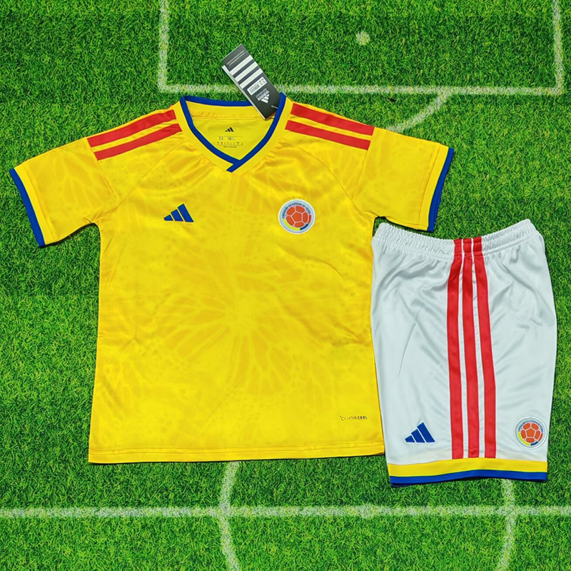 25-26 Colombia Home Kids Soccer Jersey