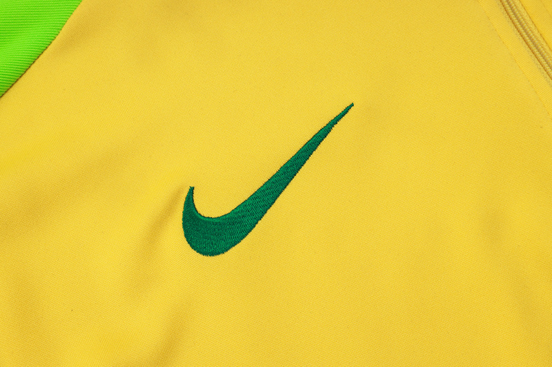 25-26 Brazil Yellow Half Pull Tracksuit (半拉链)