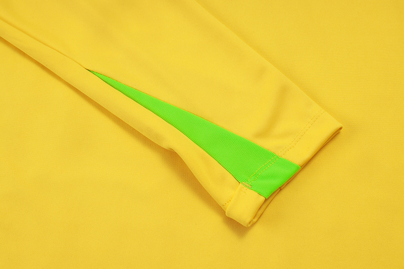 25-26 Brazil Yellow Half Pull Tracksuit (半拉链)
