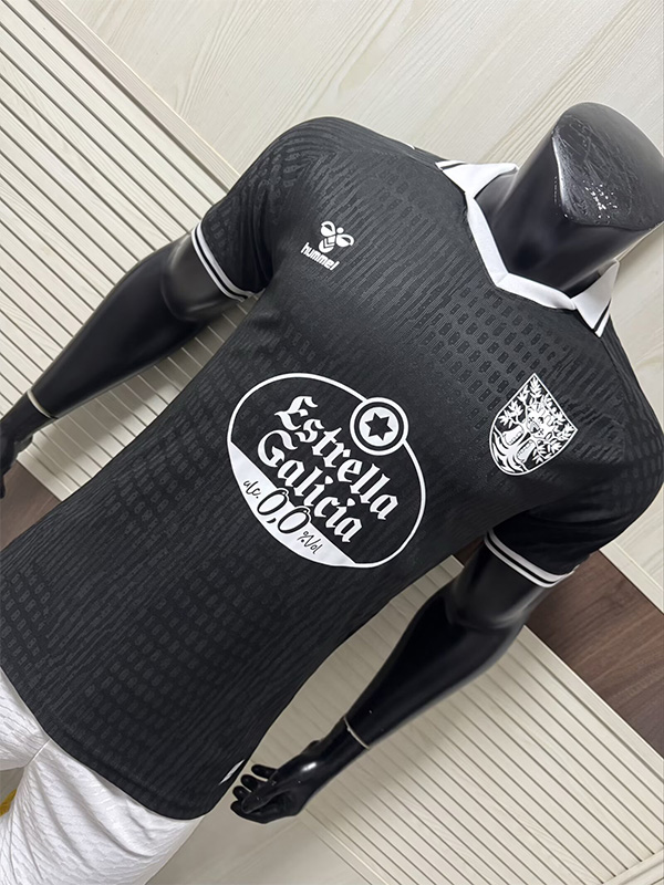 25-26 Celta 100th Anniversary Black Player Version Soccer Jersey