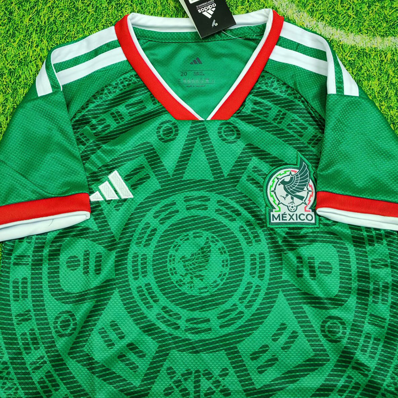 25-26 Mexico Green Kids Soccer Jersey