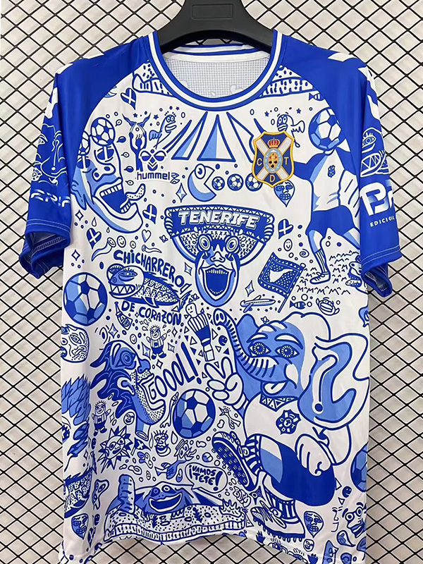 25-26 CD Tenerife Limited Edition Fans Soccer Jersey