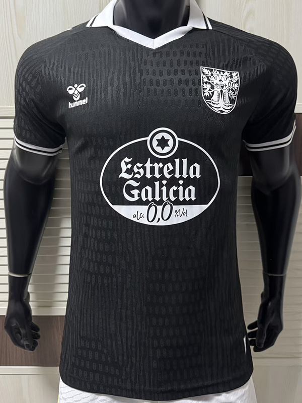 25-26 Celta 100th Anniversary Black Player Version Soccer Jersey